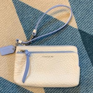 Coach Leather Wristlet - Two Zip